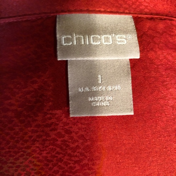 Chicos tangerine textured Adirondack jacket - Picture 8 of 8